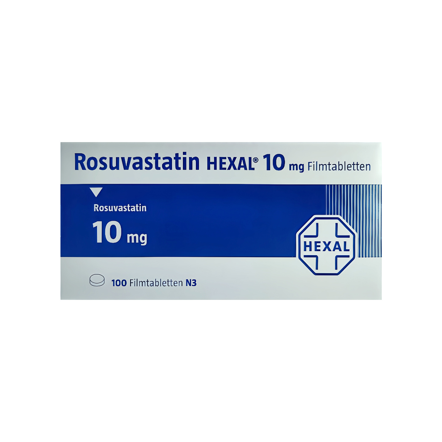德国ROSUVASTATIN HEXAL®可定德国进口 瑞舒伐他汀 血脂 胆固醇 100片/盒