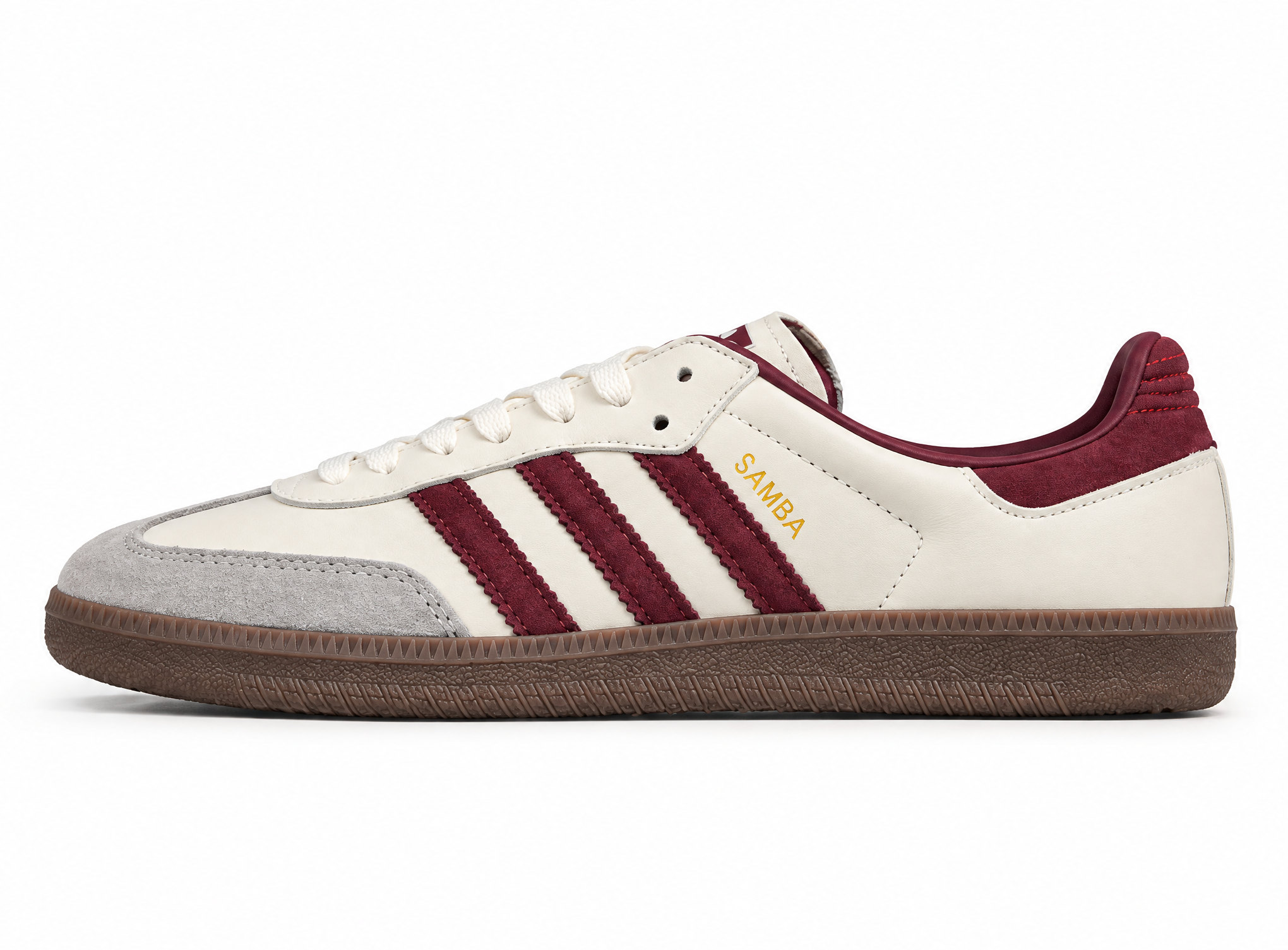 Adidas Samba Og Putty Grey/Maroon/Gold Metallic ID1482