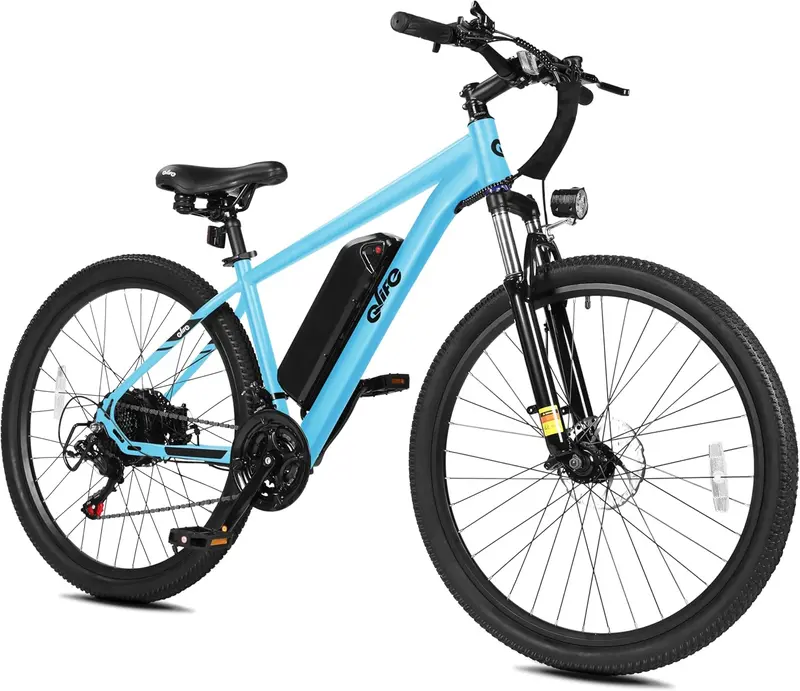 Qlife Racer Adult E-Bike – 21-Speed Mountain Bike with Lightweight Frame