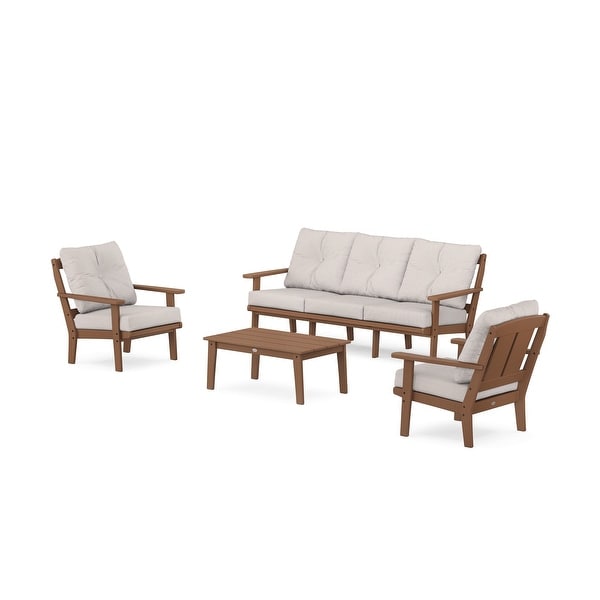 POLYWOOD Mission 4Piece Deep Seating Set with Sofa