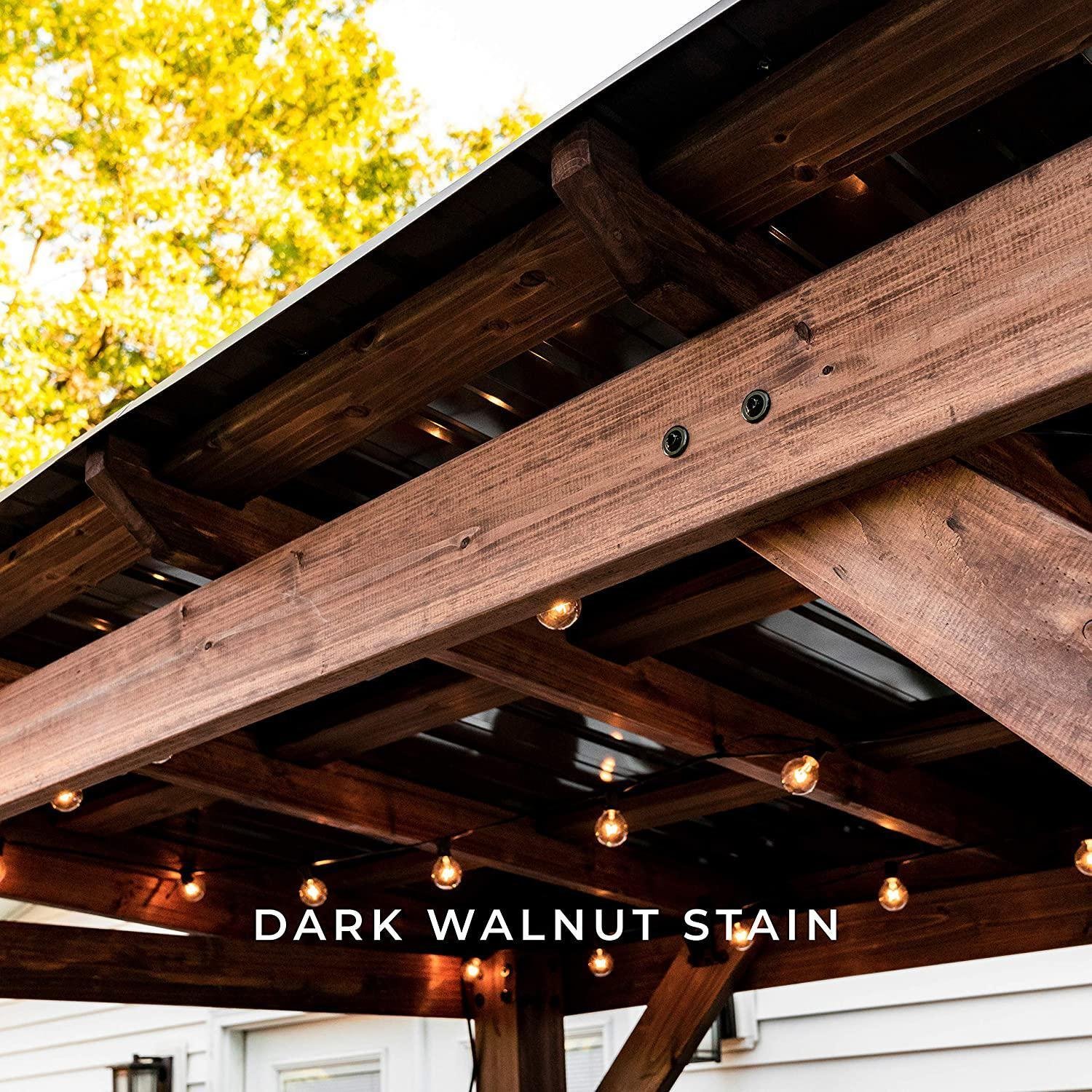 Backyard Discovery Saxony Wooden Grill Gazebo