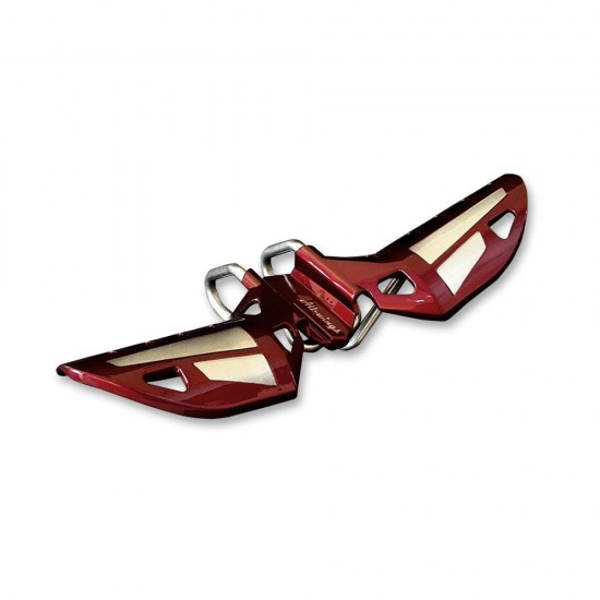 saddle Taiwan Falcon Style Bike Saddle for Long Distance Riding Racing Bike Road Bike Mountain Bike Comfy Cycle Bicycle Seat Pad – Metallic Red