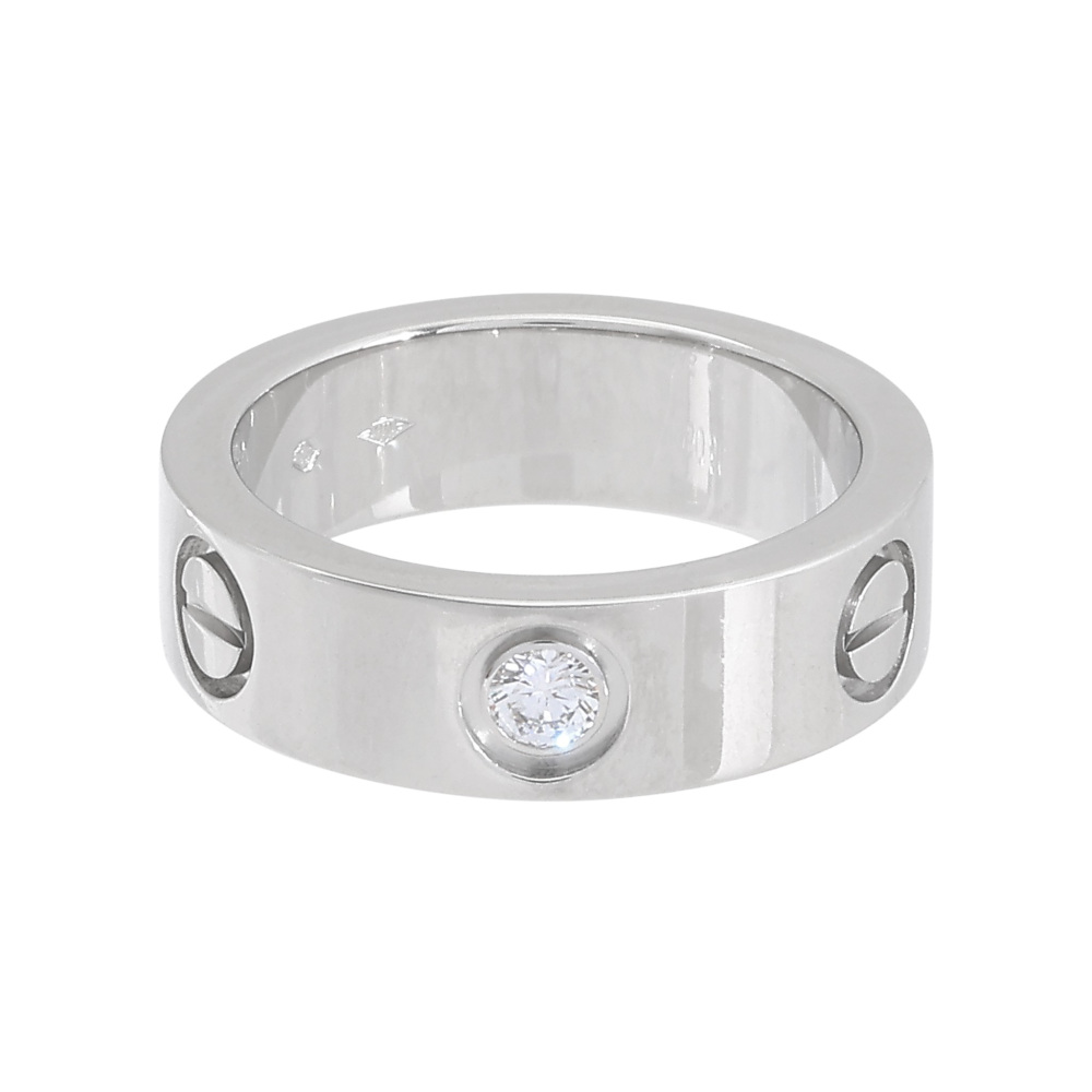 Cartier Love Ring Platinum Diamond B4046700
