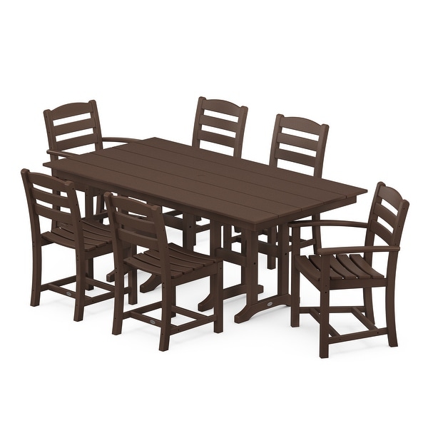 POLYWOOD La Casa Caf�� 7Piece Farmhouse Dining Set