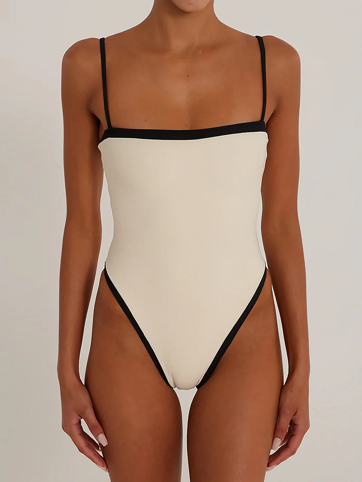 High Cut Cheeky One Piece SwimsuitClistos