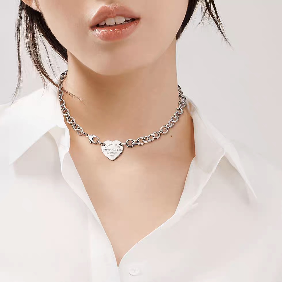 New Tiffany necklace for couples same style trendy and versatile - cnluxepick