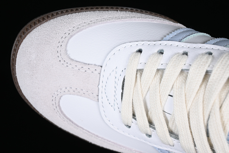 Adidas Samba Vegan White/Brown/Blue/Grey ID2055