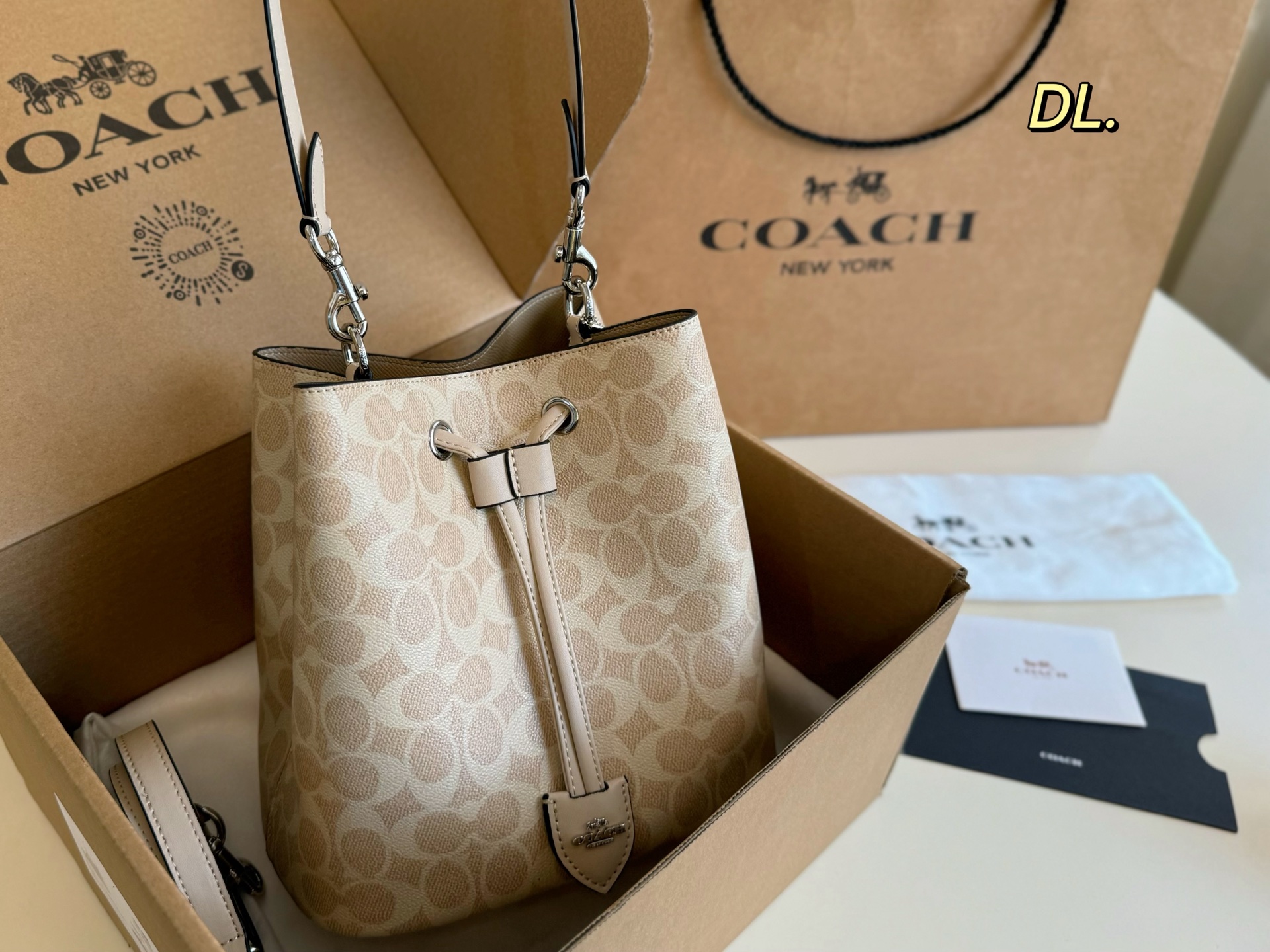Coach's new Rowan bucket drawstring bag - cnluxepick