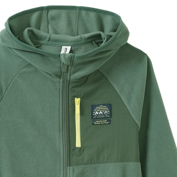 Yigga Kinder Fleecejacke mit drei Taschen