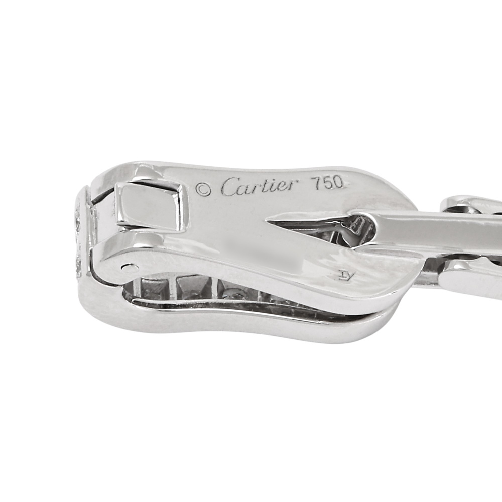 Cartier Agraf Bracelet 18K White Gold Diamond N6025502