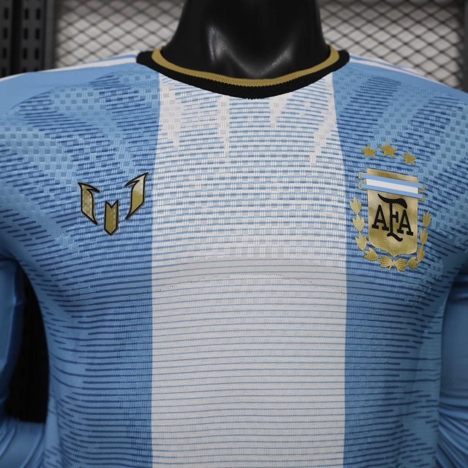 Player Version Argentina Tribute Jersey  Long Sleeves S-4XL