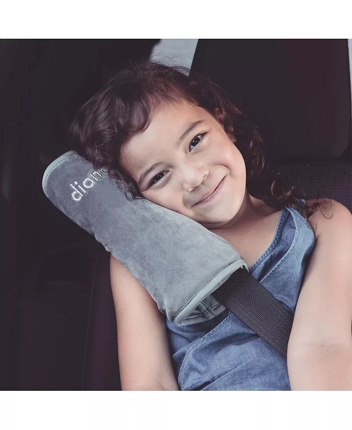 Diono Toddler Seat Belt Pillow Car Seat Belt Cover, Travel Pillow for Head, Neck, Shoulder