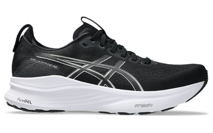 ASICS GEL-KAYANO 32 Running Shoes Black/White 1011C052-002