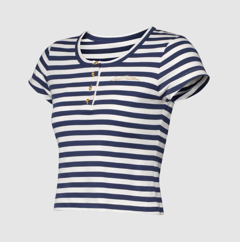 LOUIS VUITTON  Striped Fitted T-Shirt
