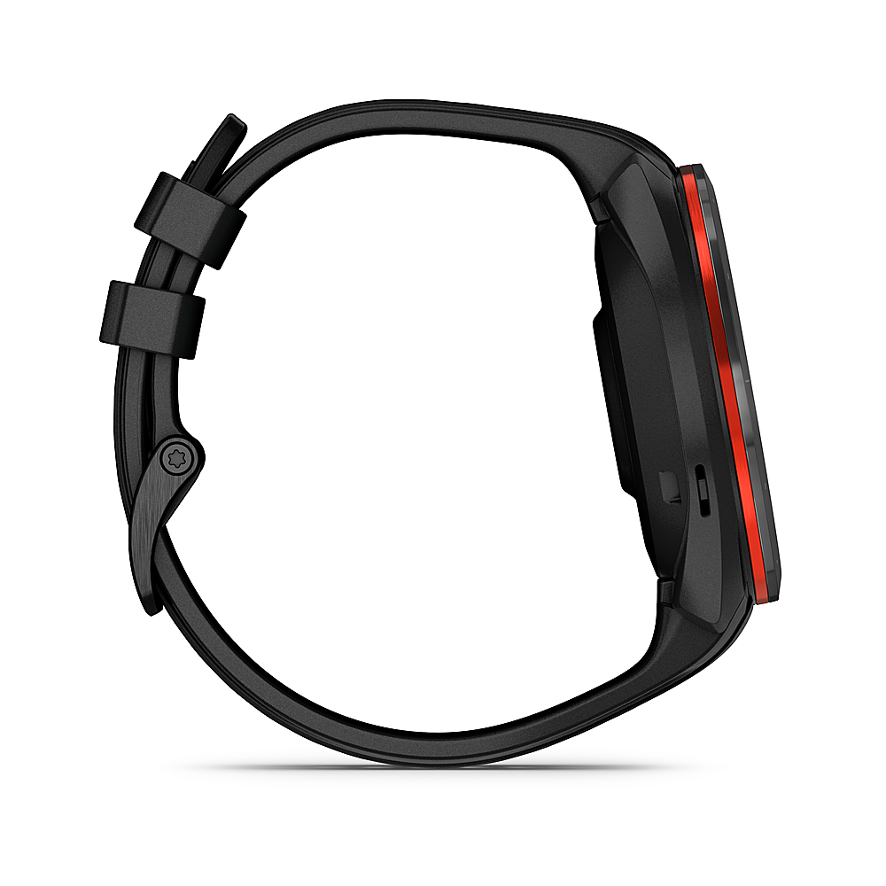 Garmin - Approach S70 GPS Smartwatch 47mm Ceramic - Black Ceramic Bezel with Black Silicone Band
