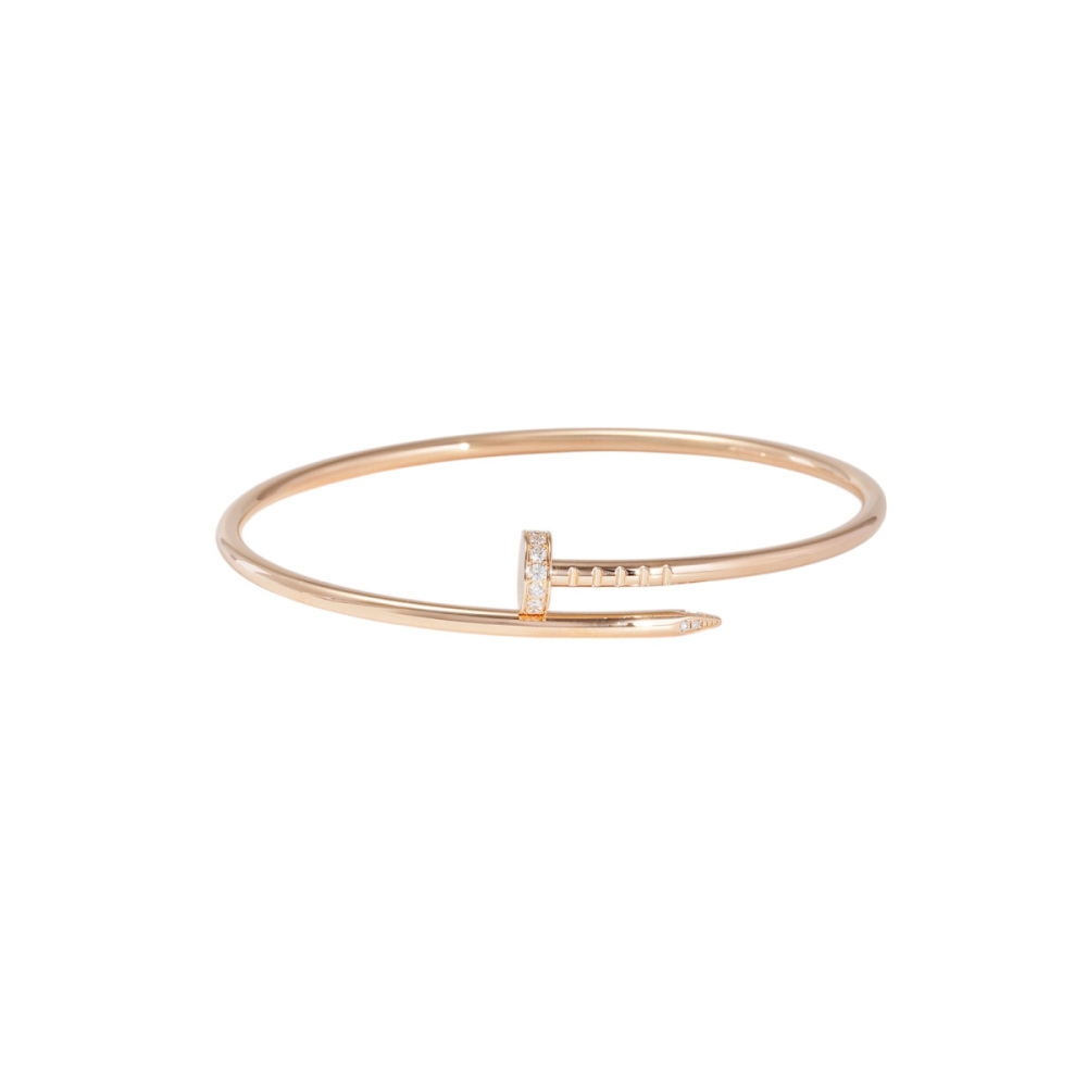 Cartier Juste un Clou Diamond Bracelet 18K Rose Gold B6065800
