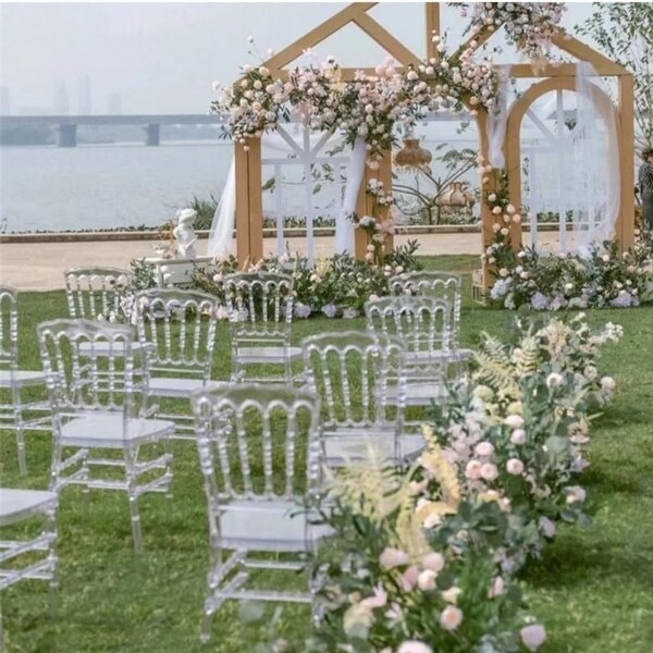 DandN Transparent Bamboo Chair Set,Dining Chairs,Wedding Chairs