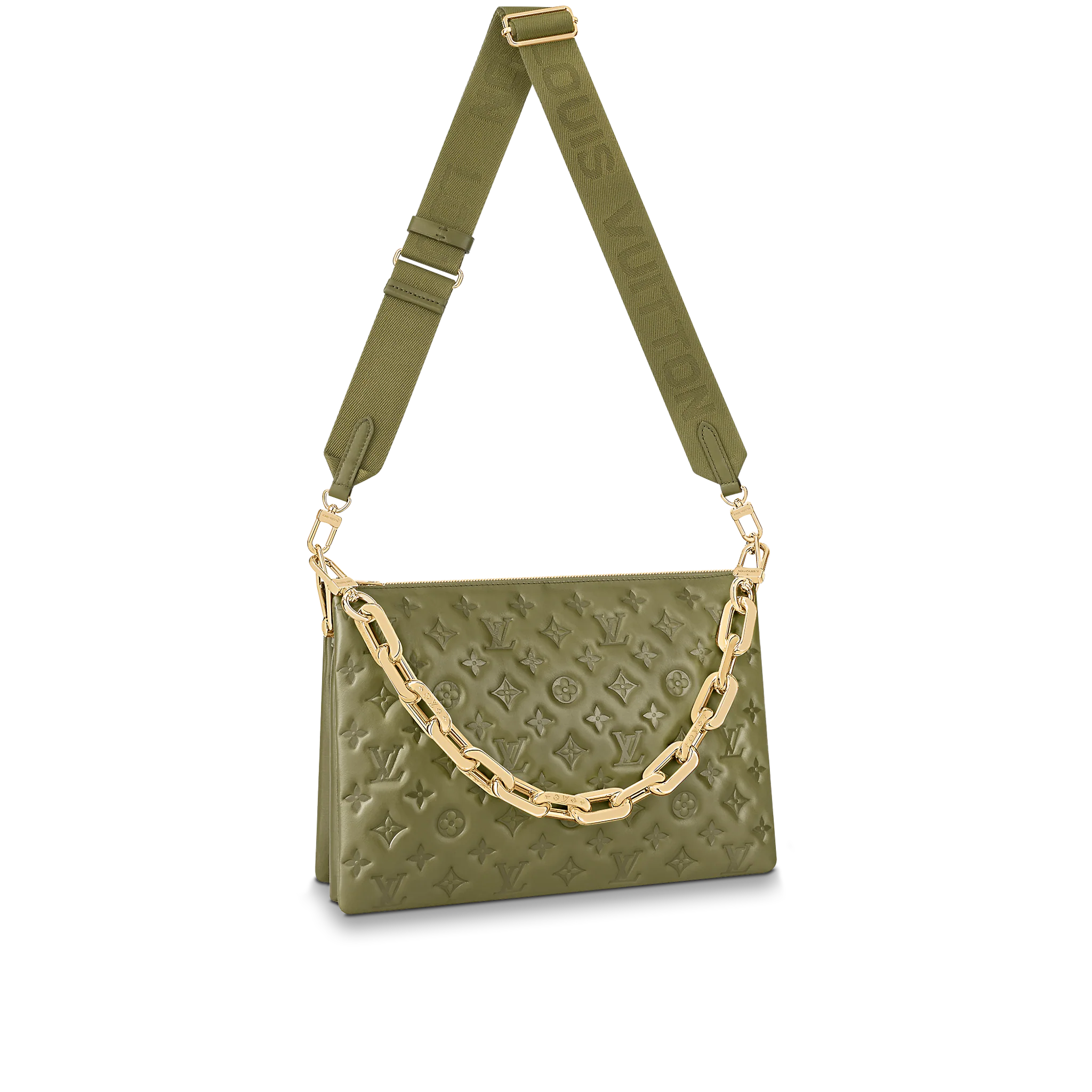 Louis Vuitton Coussin Mm 34Cm Khaki