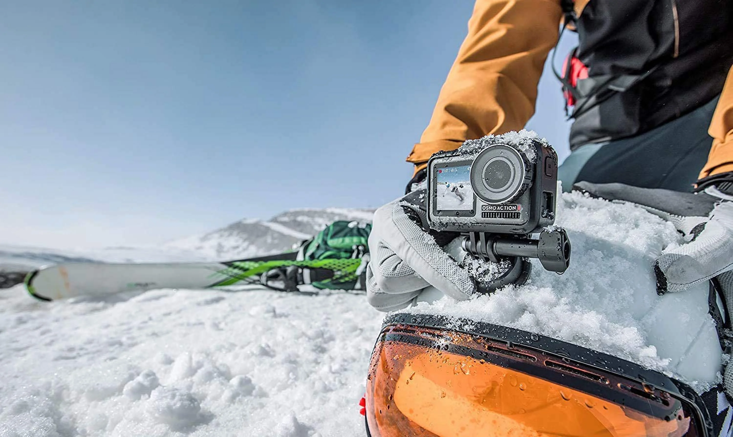 DJI Osmo Action with 2 Batteries (1300mAh) 4K HDR Waterproof Action Camera