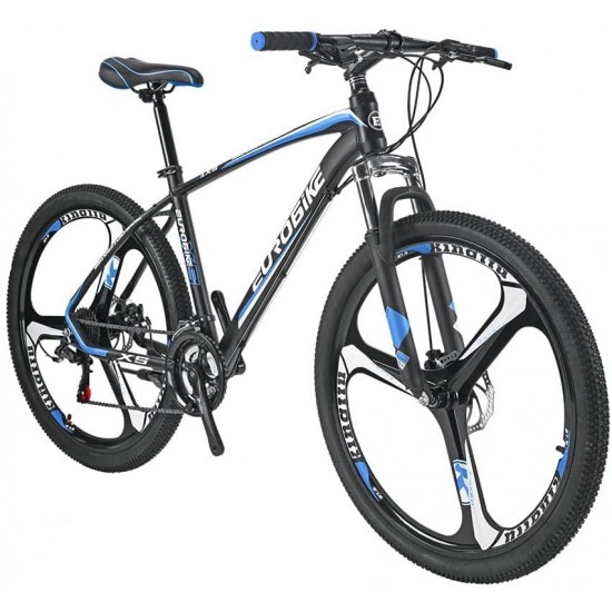 X5 27.5 Inch Adult Mountain Bike Aluminum Frame Bicycle Disc Brake 21 Speed Front Suspension Alloy MTB Bikes Men Bicycle