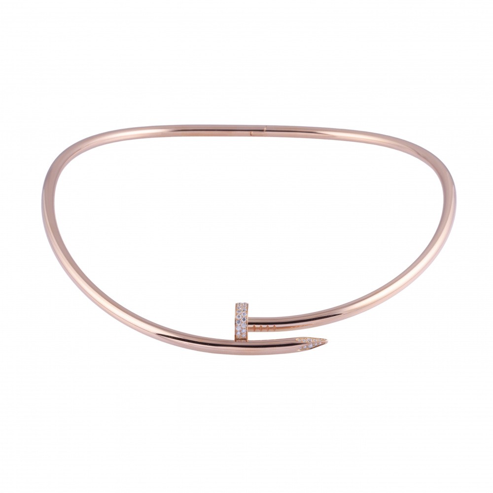 Cartier Juste un Clou Necklace 18K Rose Gold Diamond N7424268