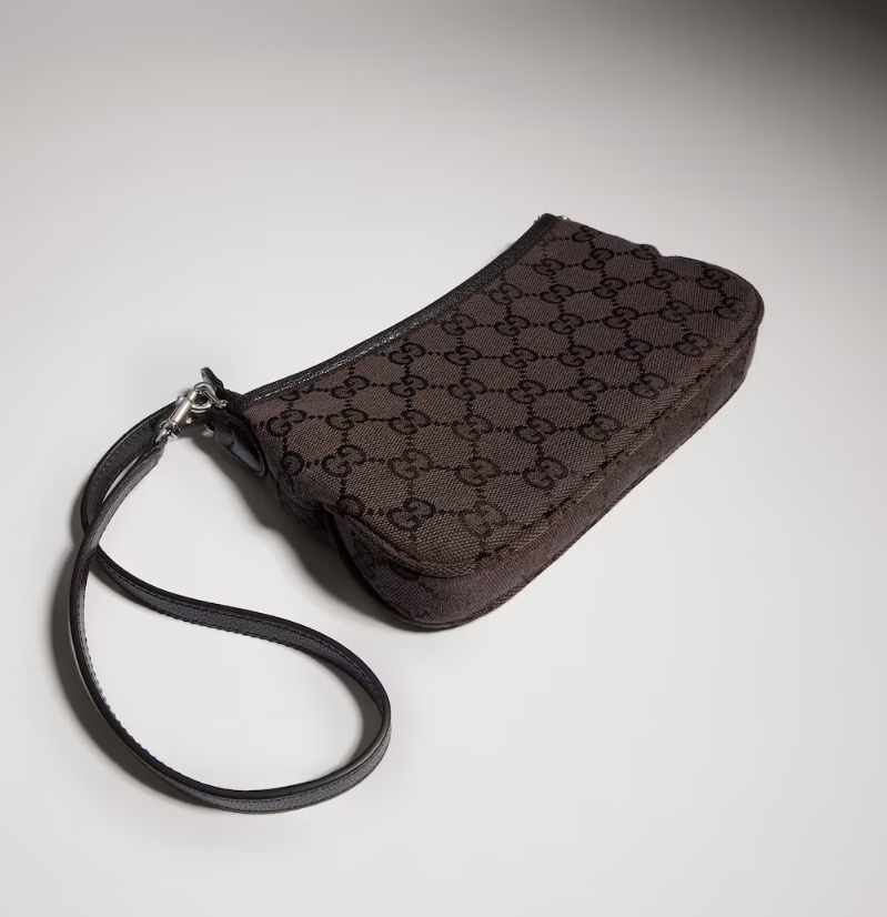 GUCCI Gossip small shoulder bag  dark brown GG canvas