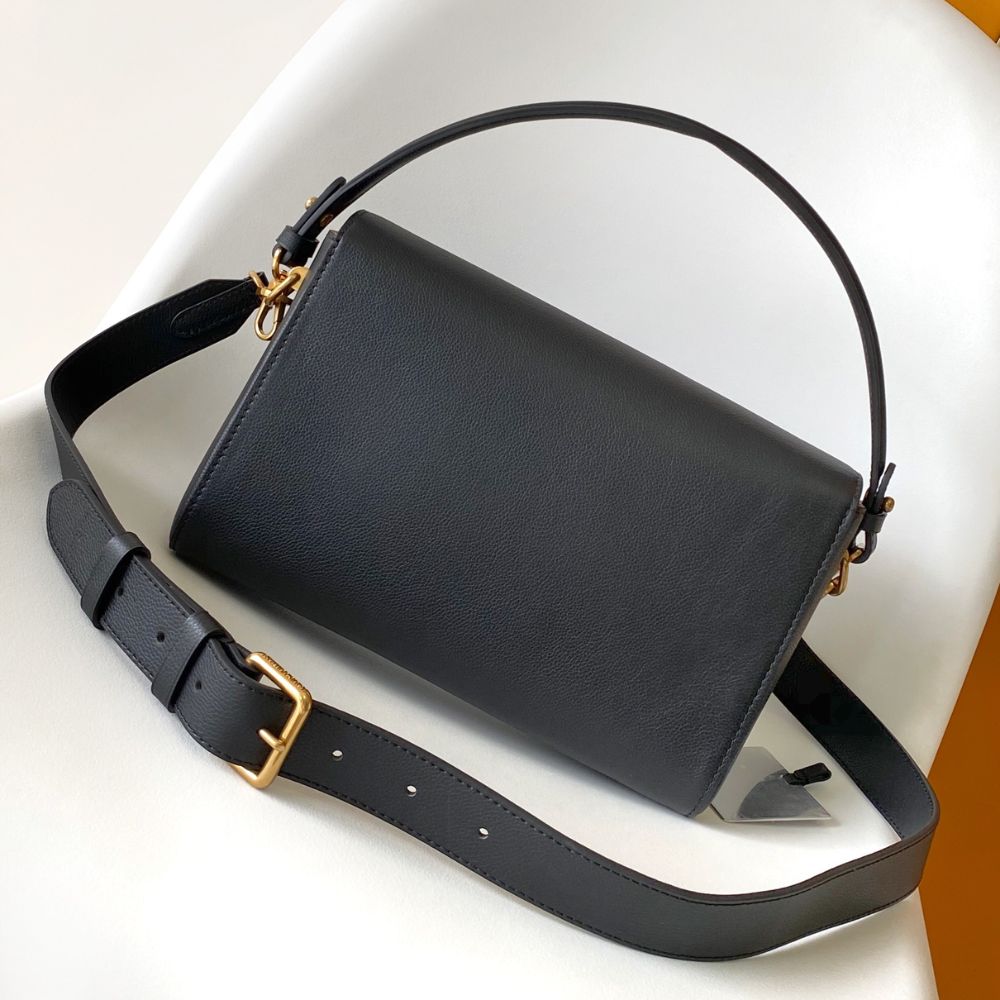 [Premium Quality] – Louis Vuitton Soft Twist Black 10.6 Inches M24639