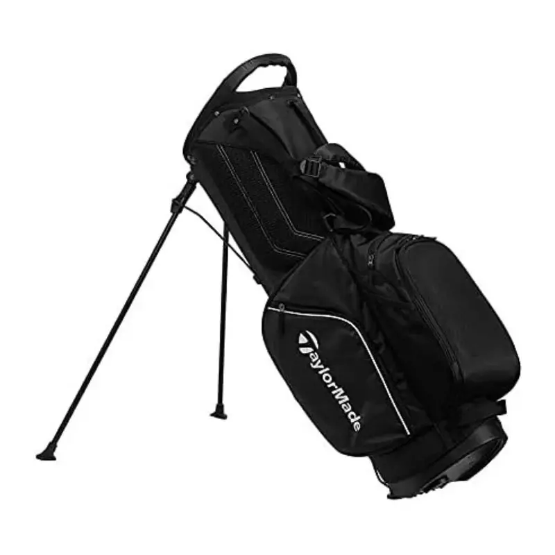 TaylorMade 5.0 ST Golf Stand Bag – Black and White Colorway