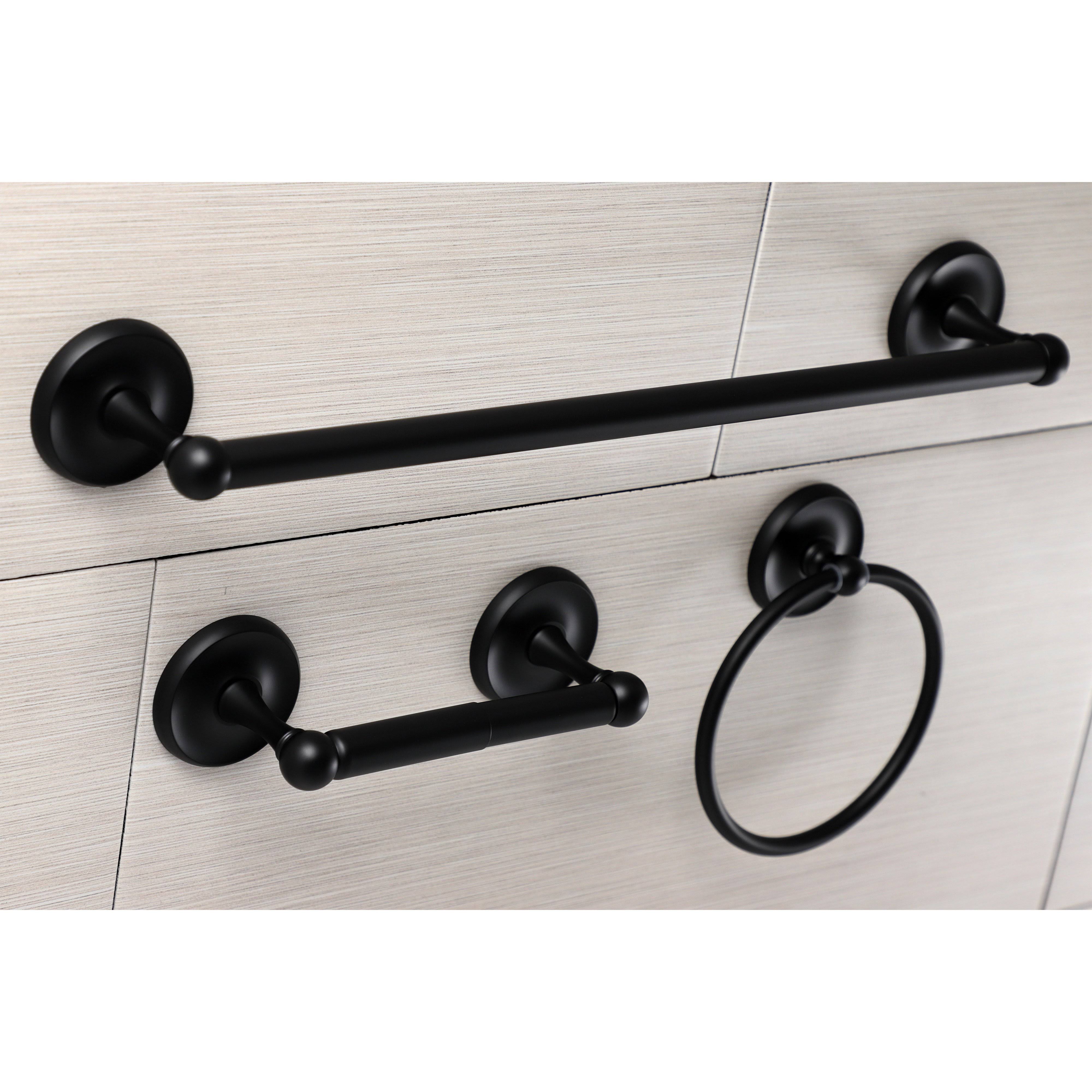 Kingston Brass BAK31248ORB Victorian 3-Piece Bathroom Hardware, Oil Rubbed Bronze
