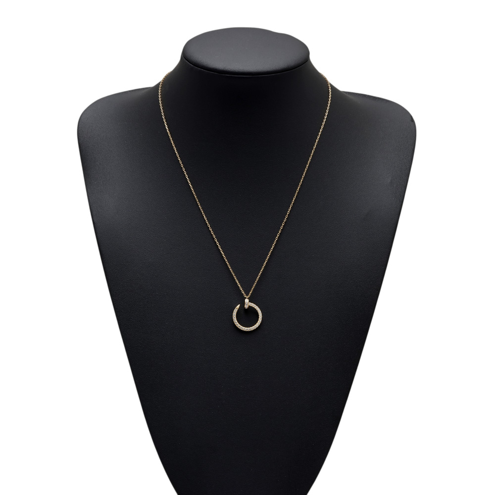 Cartier Juste un Clou Necklace 18K Yellow Gold Diamond B7224511