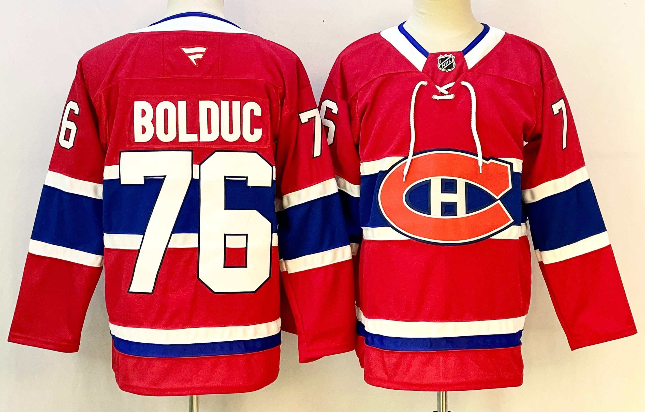 Men's Montreal Canadiens Zack Bolduc #76 Fanatics Red Home Breakaway Jersey