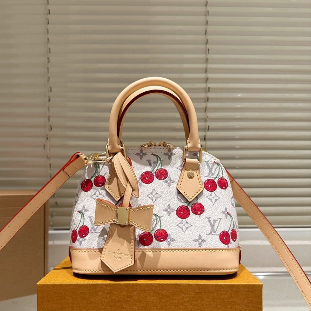 Louis Vuitton LV X TM Alma BB Cherry Monogram 9.8 Inches M14234