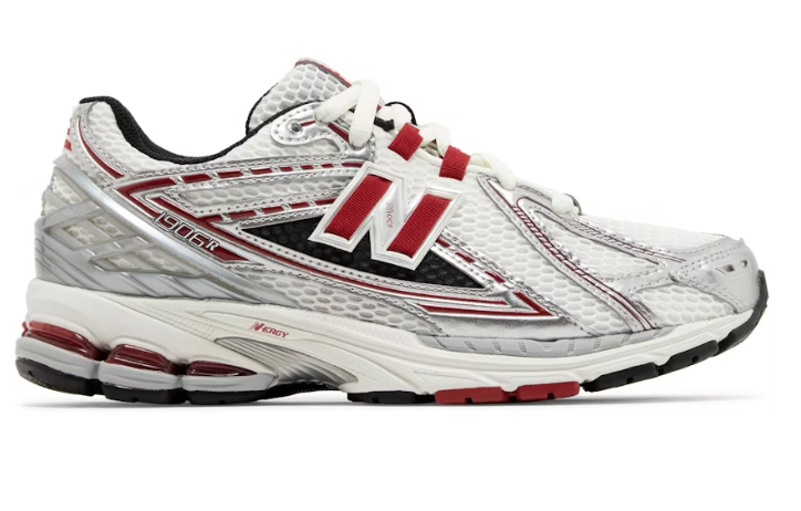 New Balance 1906R Silver Classic Crimson M1906REA Casual Running Shoes