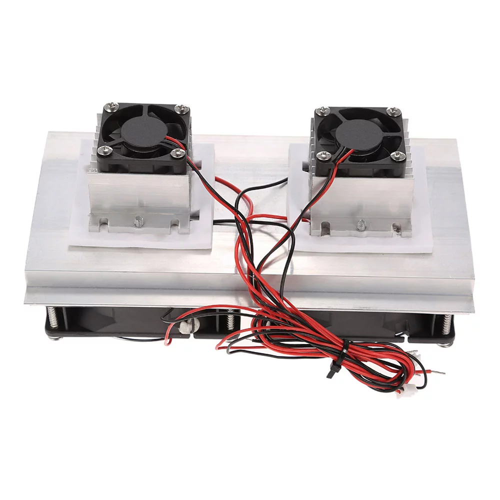Tomshoo Powerful Thermoelectric Peltier Cooling System DIY Semiconductor Cooler with Double Fans and Large Radiator