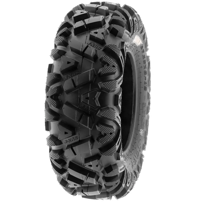 SunF All Terrain ATV UTV Tires 25×8-12 and 25×10-12 6 PR A033 (Complete Full Set of 4)