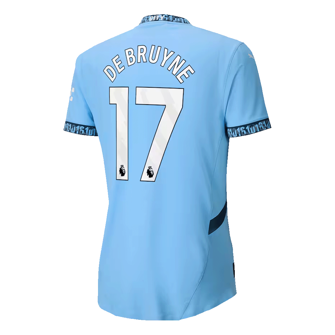 DE BRUYNE #17 Manchester City Home Player Version Jersey
