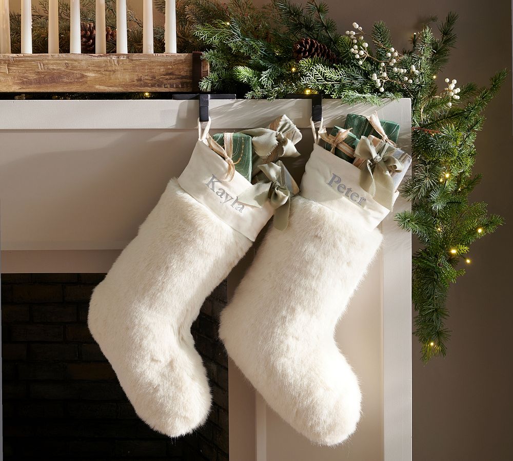 Mink Faux Fur Stocking  sgtnighsdesigns