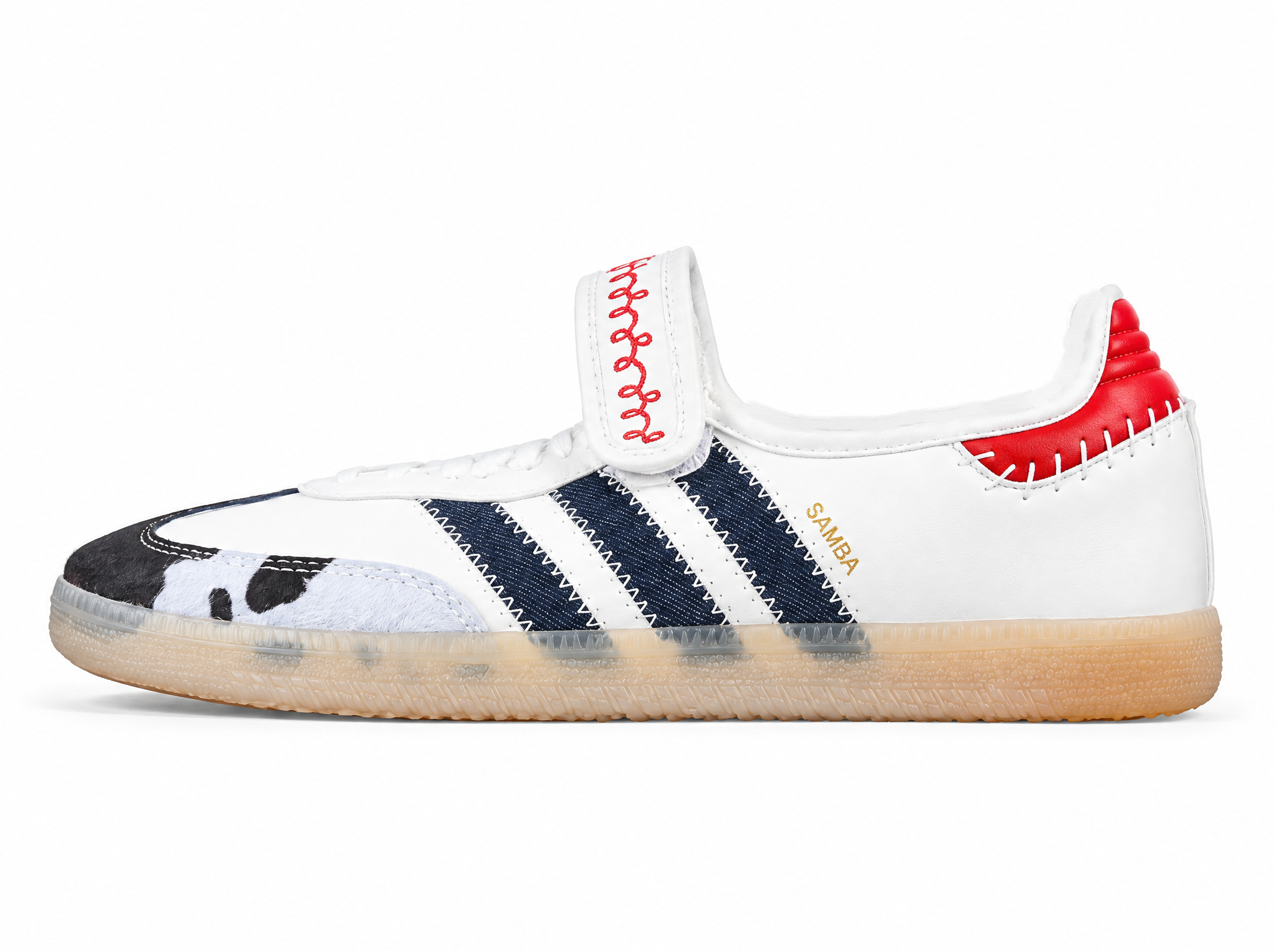 Adidas Mary Jane Lazy Life Shoes Navy Blue/White LA1428