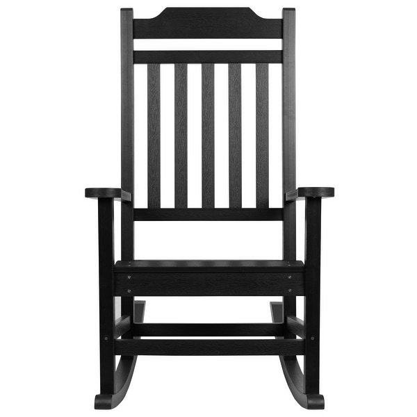 2 Pack AllWeather Faux Wood Rocking Chair