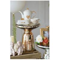 Au0026B Home 14x22 Side Table - Antique Polished Gold