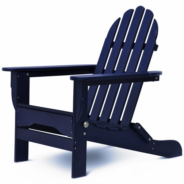 Nelson Recycled Plastic Folding Adirondack Chair by Havenside Home