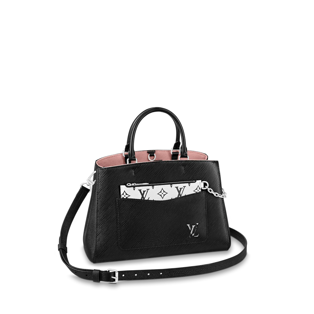 Louis Vuitton Marelle Tote Mm 30Cm Black