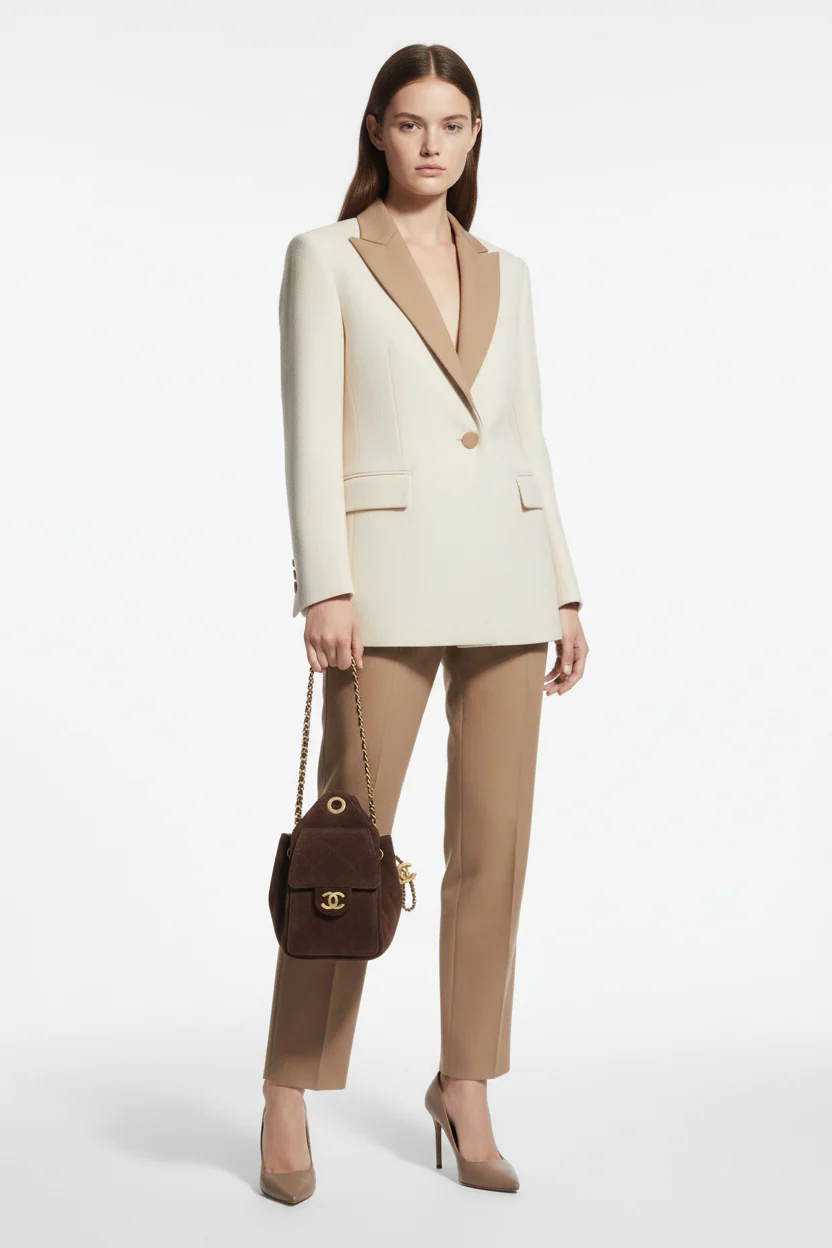 Chanel 25 Mini Dark Brown Suede Calfskin Gold Hardware