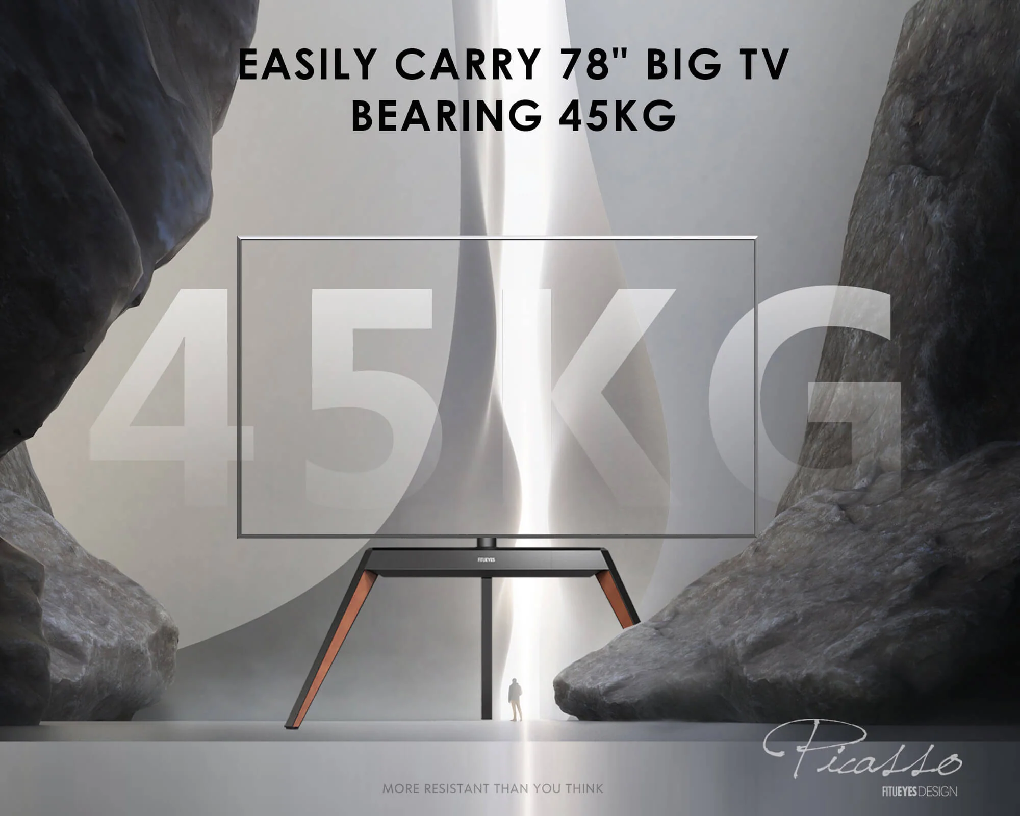 Picasso FT78 Corner TV Stand