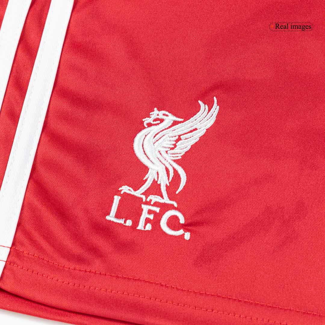 Liverpool Home Kids Soccer Jerseys Full Kit 2025/26