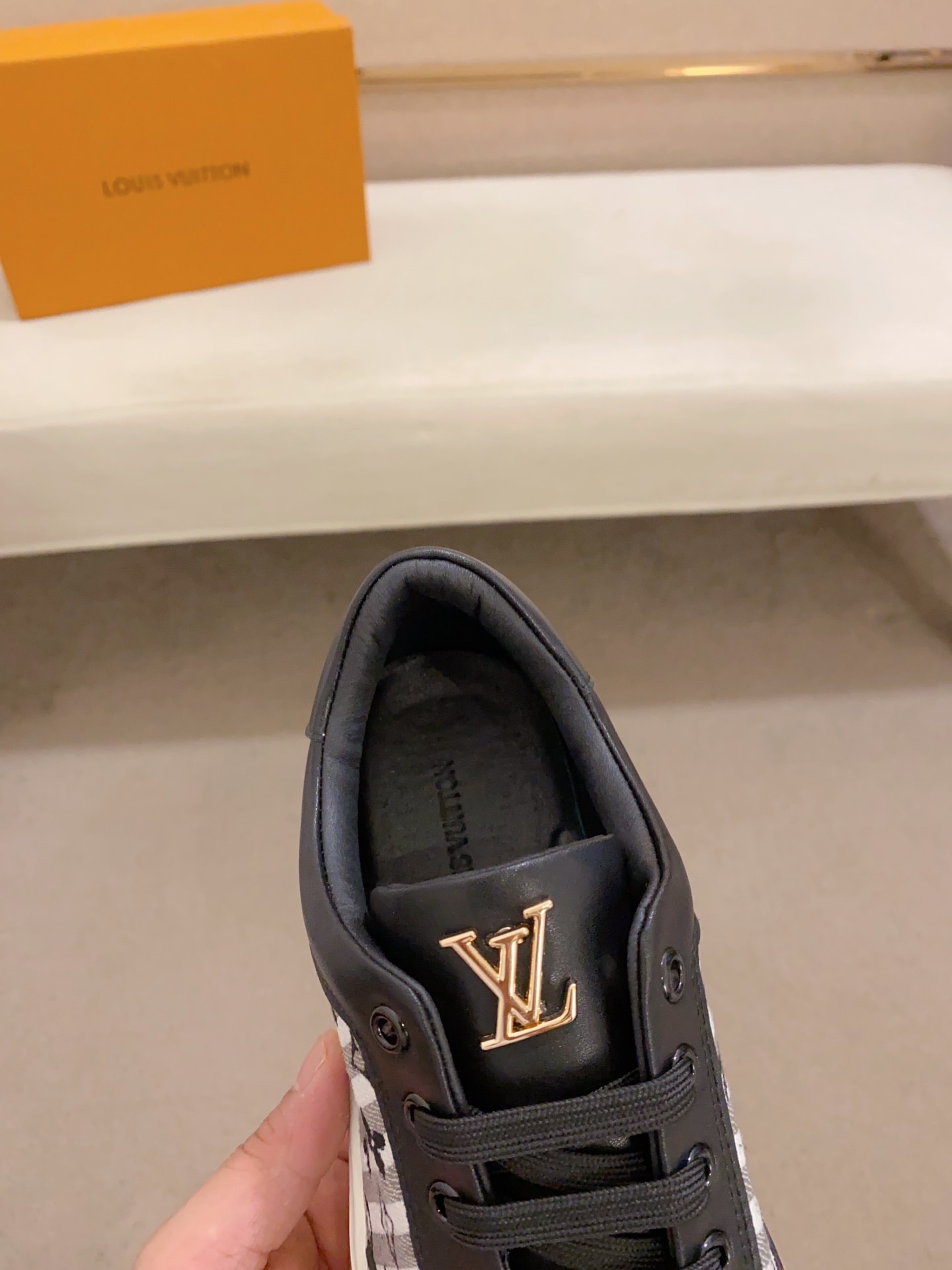 Louis Vuitton Time Out Sneaker Monogram Black
