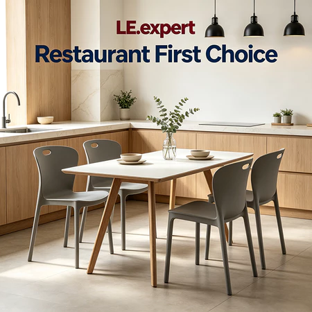 Horn Chair Plastic Chair Cafe Chair Dining chair study chair cafe kerusi kedai makan with PP Material Modern Style
