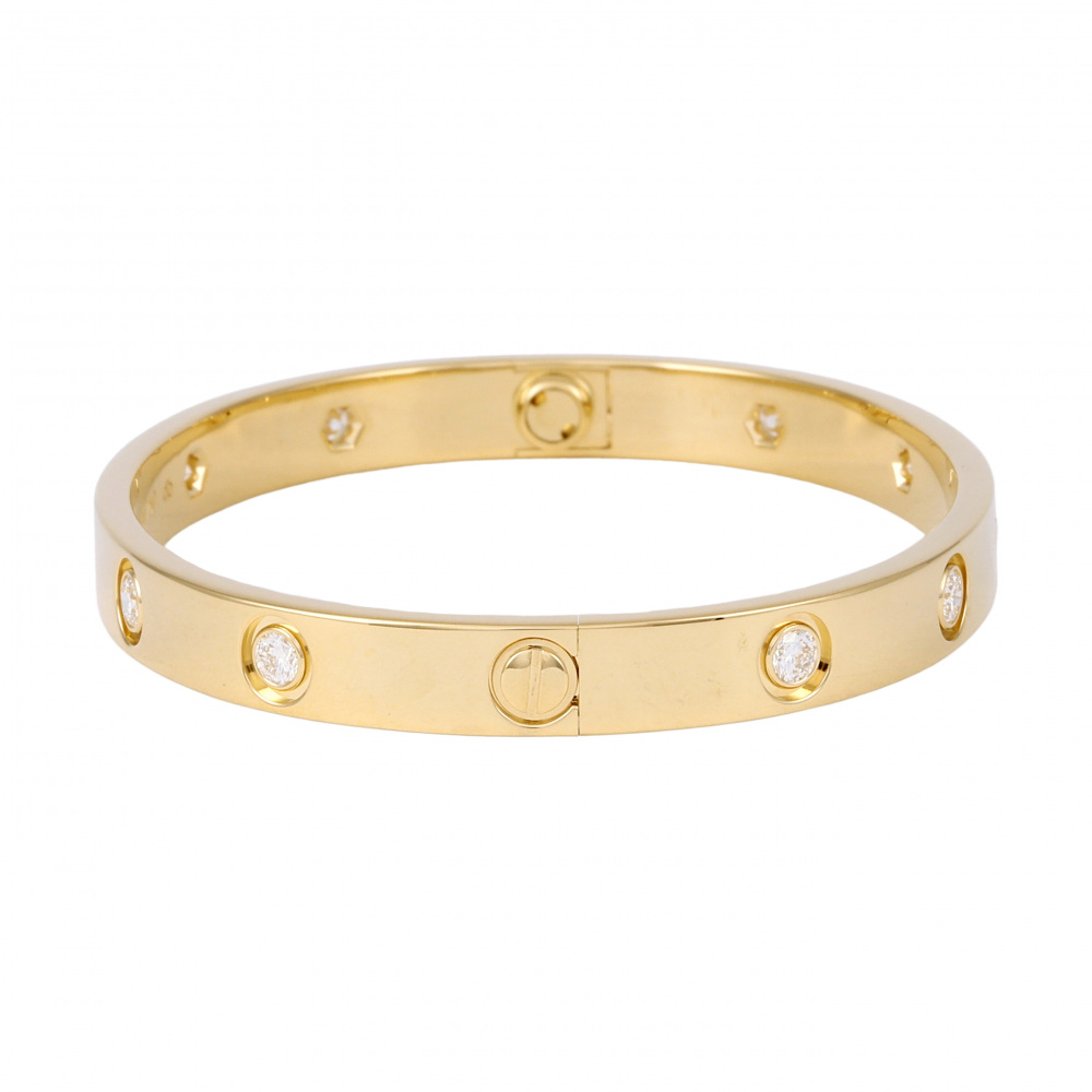 Cartier Love Bracelet 18K Yellow Gold Diamond B6040500