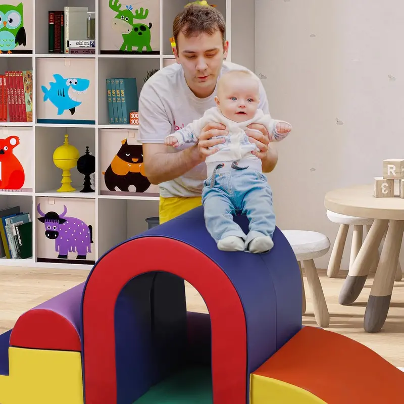 TODEFULL 10-Piece Soft Foam Climbing Blocks Set – Safe, Lightweight Toddler & Preschool Activity Toys