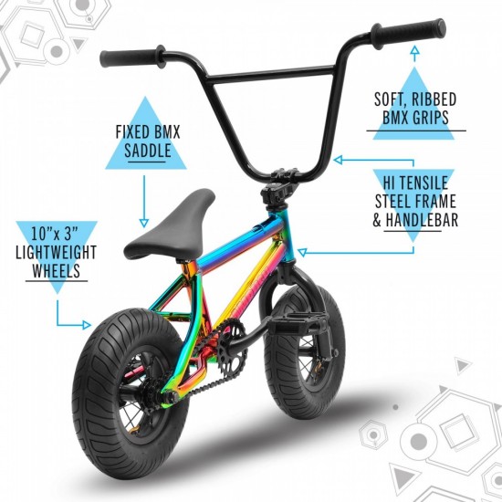 Ambush Mini Stunt Freestyle Bike, Jet Fuelled Neo